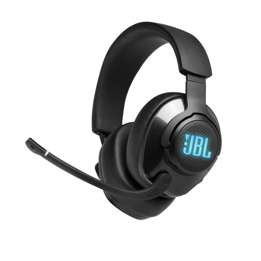 JBL Quantum 400 - Black - USB over-ear PC gaming headset with game-chat dial - Hero